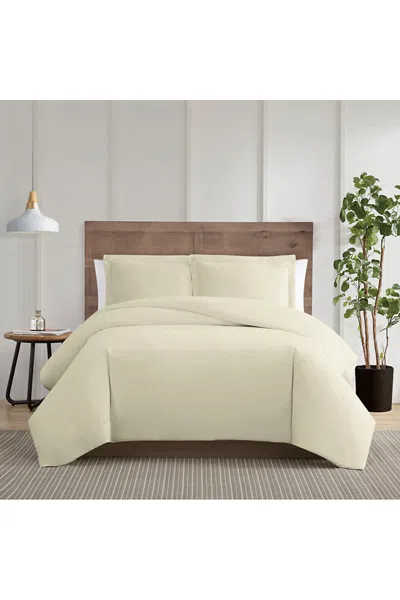 Lands' End Truly Calm Silver Cool Cotton Duvet Cover Set In Neutral