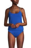 Lands' End Tugless Quickdry Adjustable Strappy Back Tankini Top