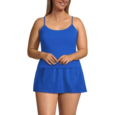Lands' End Tugless Quickdry Adjustable Strappy Back Tankini Top