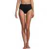 Lands' End Tummy Control High Waisted Bikini Bottoms In Black