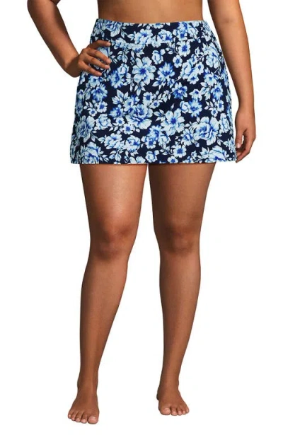 Lands' End Tummy Control Skirt Swim Bottoms