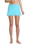 Lands' End Tummy Control Skirt Swim Bottoms In River Mist