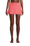 Lands' End Tummy Control Skirt Swim Bottoms In Wood Lily