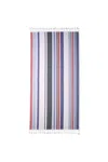 Lands' End Turkish Cotton Beach Towel In Blue