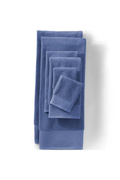 Lands' End Turkish Luxe 6-piece Towel Set In Blue