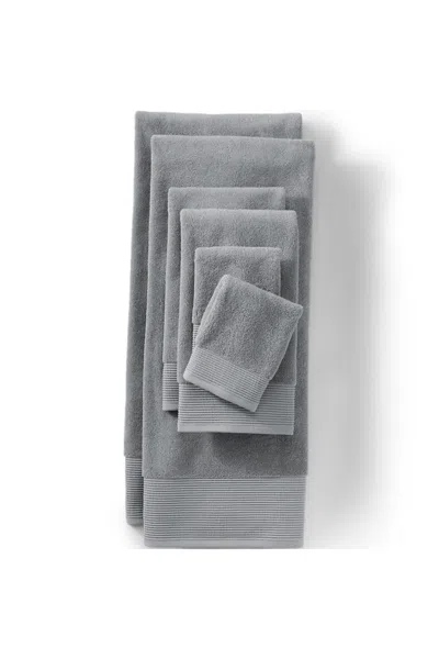 Lands' End Turkish Luxe 6-piece Towel Set In Gray