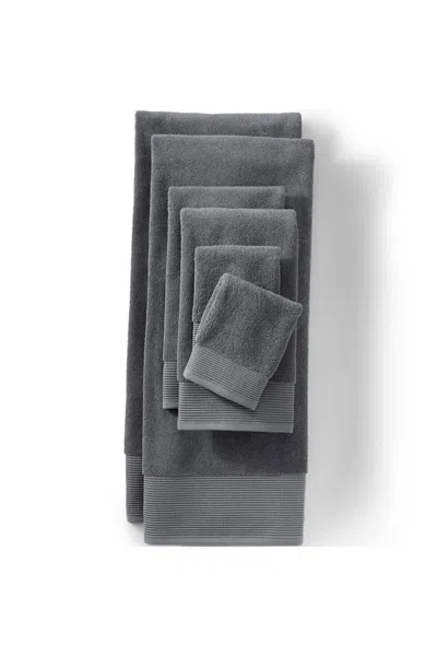Lands' End Turkish Luxe 6-piece Towel Set In Gray