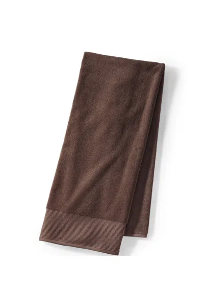 Lands' End Turkish Luxe Bath Sheet In Brown