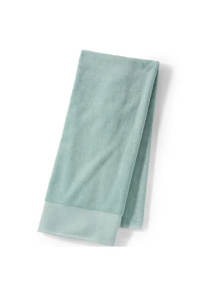 Lands' End Turkish Luxe Bath Sheet In Green