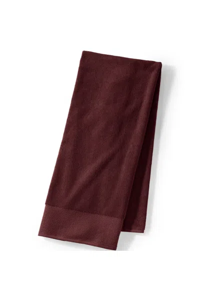 Lands' End Turkish Luxe Bath Towel In Burgundy