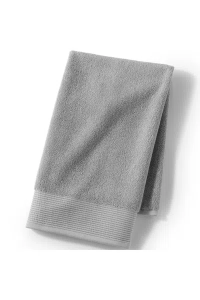 Lands' End Turkish Luxe Hand Towel In Gray