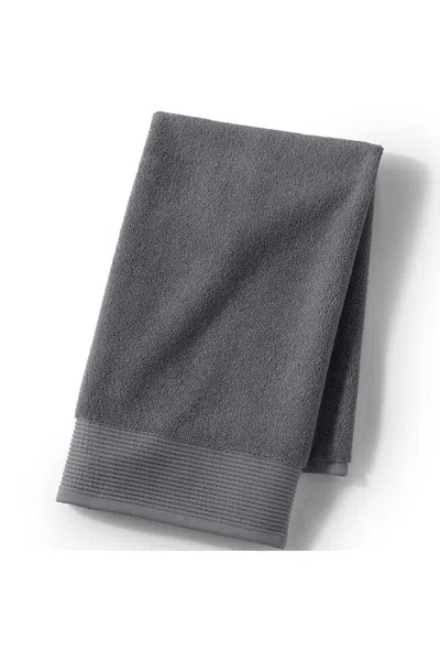 Lands' End Turkish Luxe Hand Towel In Gray