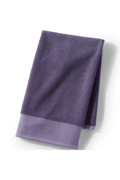 Lands' End Turkish Luxe Hand Towel In Purple