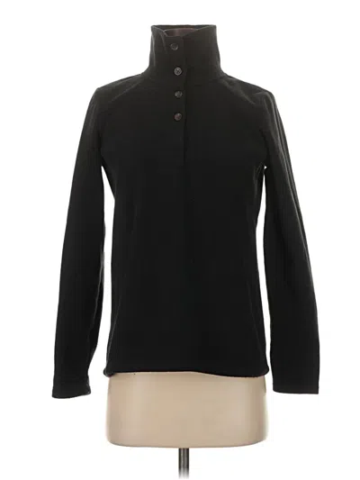 Pre-owned Lands' End Turtleneck Sweater In Black