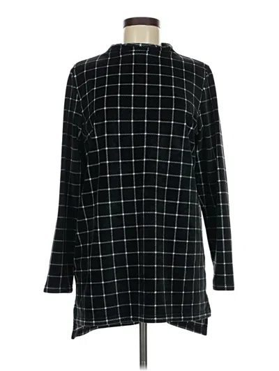Pre-owned Lands' End Turtleneck Sweater In Black