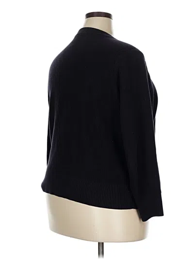 Pre-owned Lands' End Turtleneck Sweater In Black