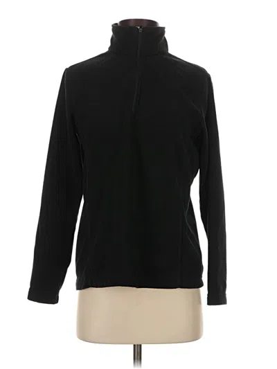 Pre-owned Lands' End Turtleneck Sweater In Black
