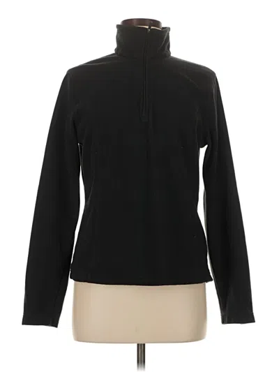 Pre-owned Lands' End Turtleneck Sweater In Black