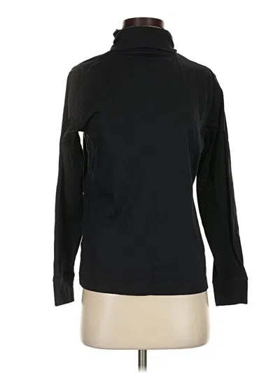 Pre-owned Lands' End Turtleneck Sweater In Black