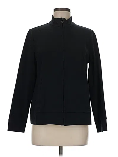 Pre-owned Lands' End Turtleneck Sweater In Black