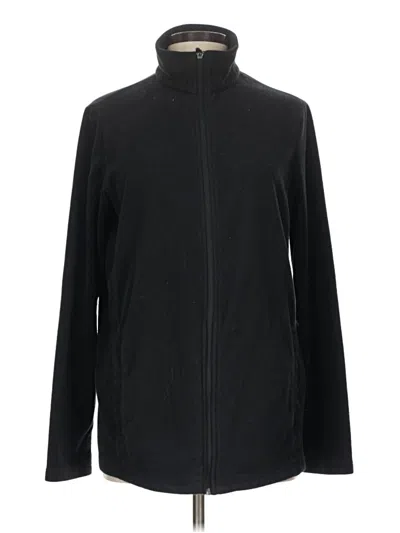 Pre-owned Lands' End Turtleneck Sweater In Black