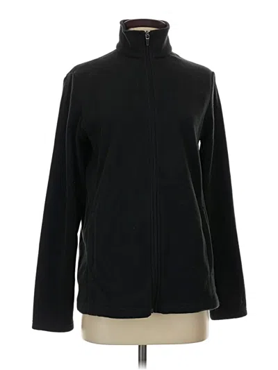 Pre-owned Lands' End Turtleneck Sweater In Black