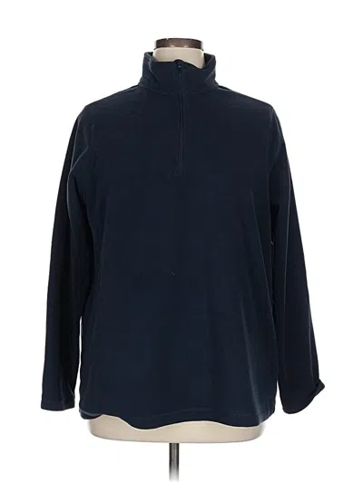 Pre-owned Lands' End Turtleneck Sweater In Blue