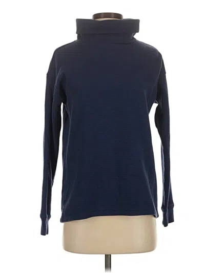 Pre-owned Lands' End Turtleneck Sweater In Blue