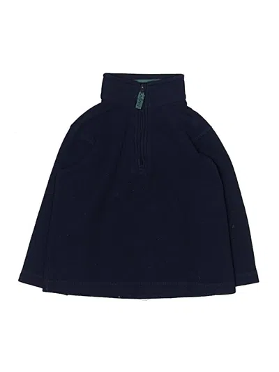 Pre-owned Lands' End Kids'  Turtleneck Sweater In Blue