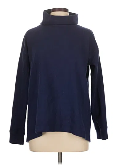 Pre-owned Lands' End Turtleneck Sweater In Blue