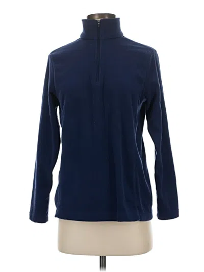 Pre-owned Lands' End Turtleneck Sweater In Blue