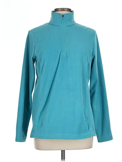 Pre-owned Lands' End Turtleneck Sweater In Blue