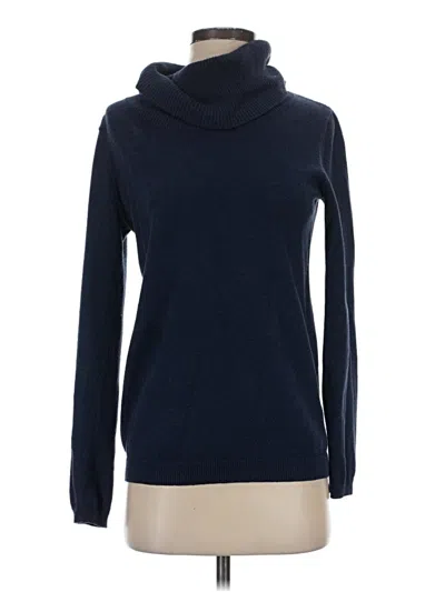 Pre-owned Lands' End Turtleneck Sweater In Blue