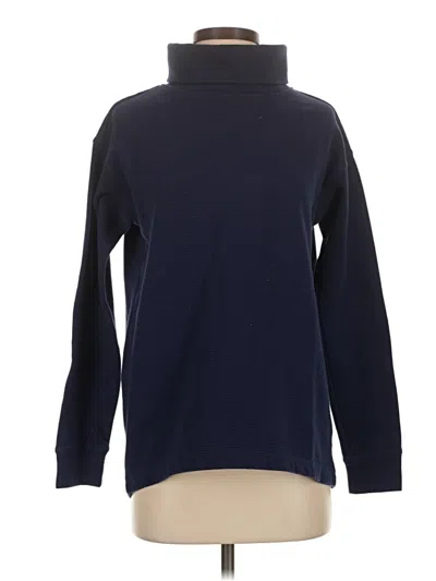 Pre-owned Lands' End Turtleneck Sweater In Blue