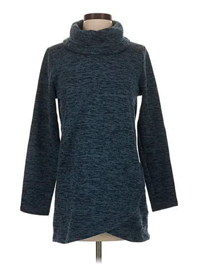 Pre-owned Lands' End Turtleneck Sweater In Blue