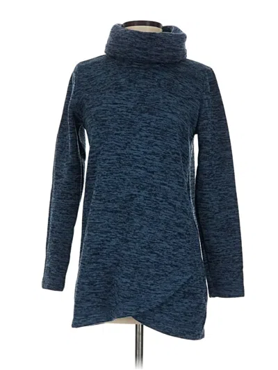 Pre-owned Lands' End Turtleneck Sweater In Blue