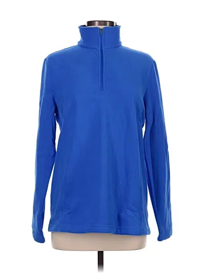 Pre-owned Lands' End Turtleneck Sweater In Blue