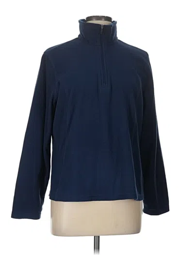 Pre-owned Lands' End Turtleneck Sweater In Blue