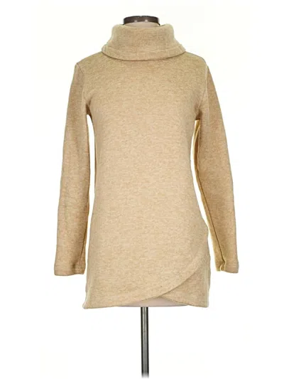 Pre-owned Lands' End Turtleneck Sweater In Brown