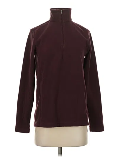 Pre-owned Lands' End Turtleneck Sweater In Burgundy
