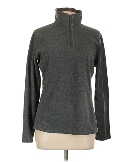 Pre-owned Lands' End Turtleneck Sweater In Gray