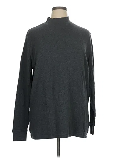 Pre-owned Lands' End Turtleneck Sweater In Gray