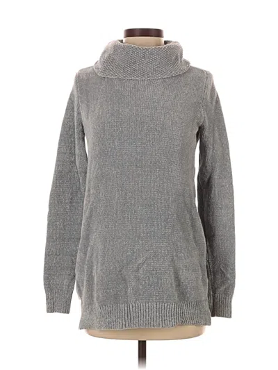 Pre-owned Lands' End Turtleneck Sweater In Gray