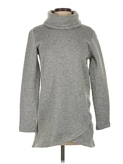 Pre-owned Lands' End Turtleneck Sweater In Gray