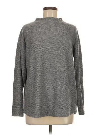 Pre-owned Lands' End Turtleneck Sweater In Gray