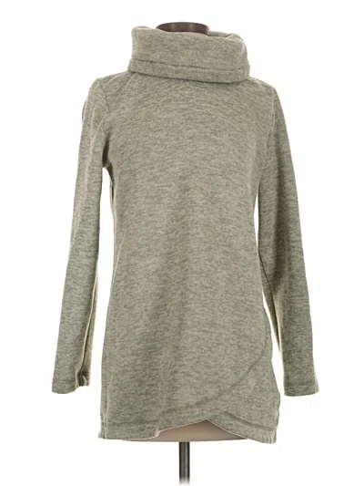 Pre-owned Lands' End Turtleneck Sweater In Gray