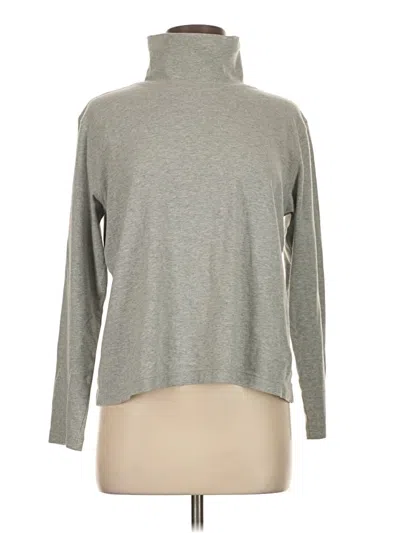 Pre-owned Lands' End Turtleneck Sweater In Gray
