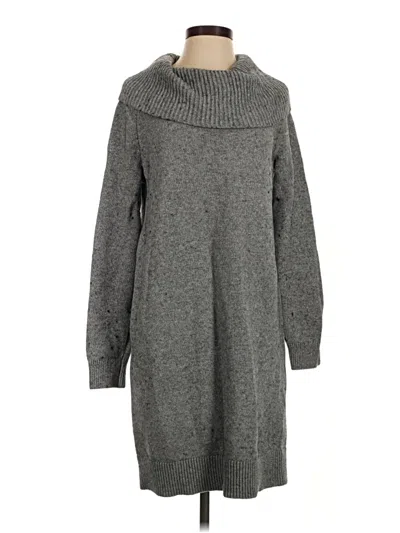 Pre-owned Lands' End Turtleneck Sweater In Gray