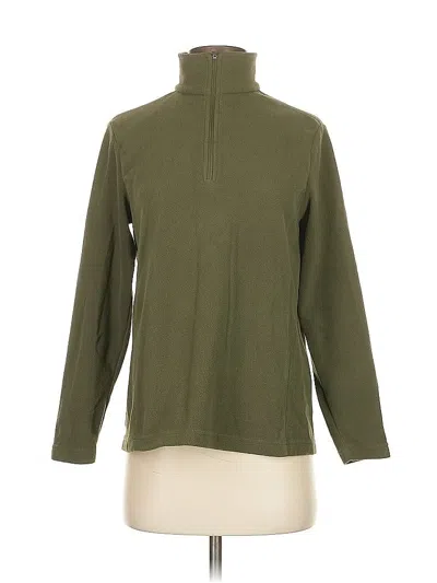 Pre-owned Lands' End Turtleneck Sweater In Green