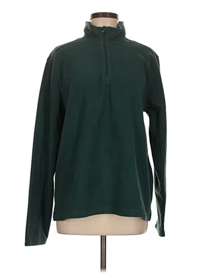 Pre-owned Lands' End Turtleneck Sweater In Green